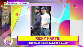 ¿Ricky Martin REGRESÓ con su ex, Carlos González? ¡Se dejan ver JUNTOS de nuevo! | Sale el Sol