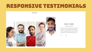 How To Make Responsive Testimonial Slider On Website Using HTML CSS JavaScript