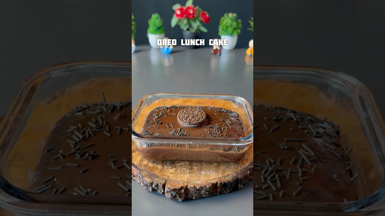 Viral Oreo Lunch Box Cake 