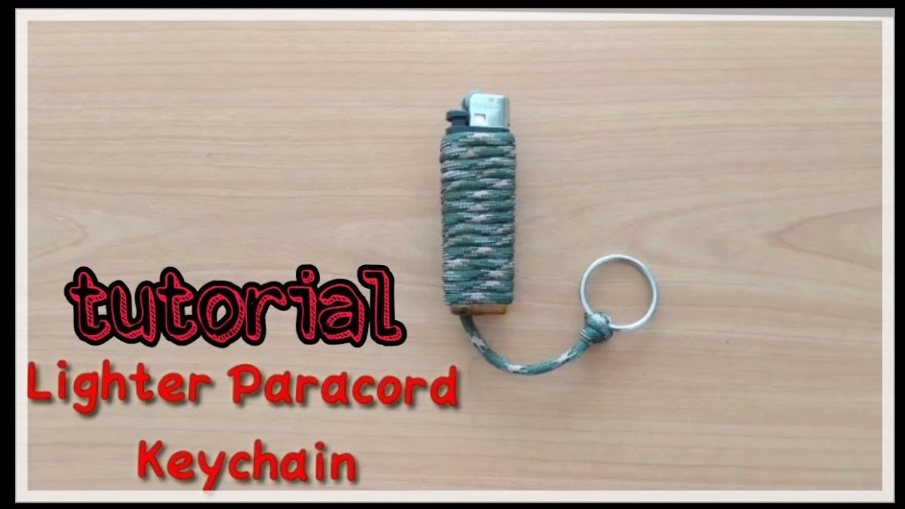 Paracord lighter keychain YouTube