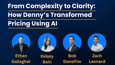 From Complexity to Clarity: How Denny’s Transformed Pricing Using AI