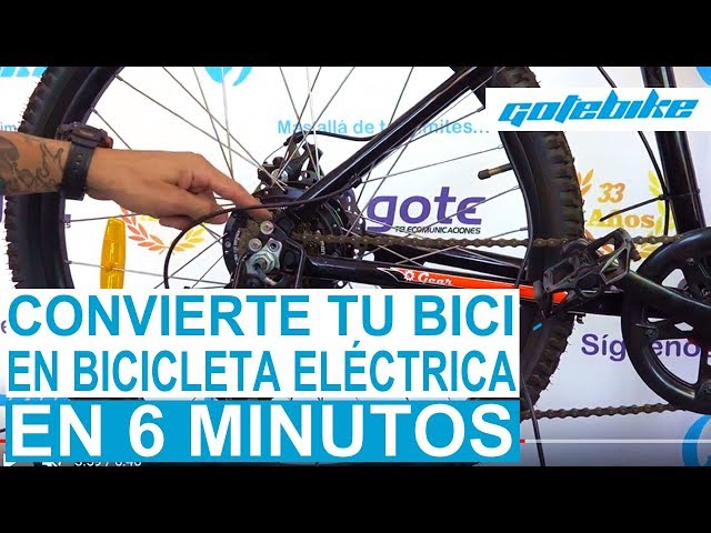 KIT BICI ELÉCTRICA, Cómo Convertir tu bicicleta en bicicleta eléctrica,  vídeo 6 minutos