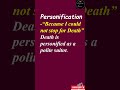 POETIC DEVICE 8-PERSONIFICATION#shortsvideo