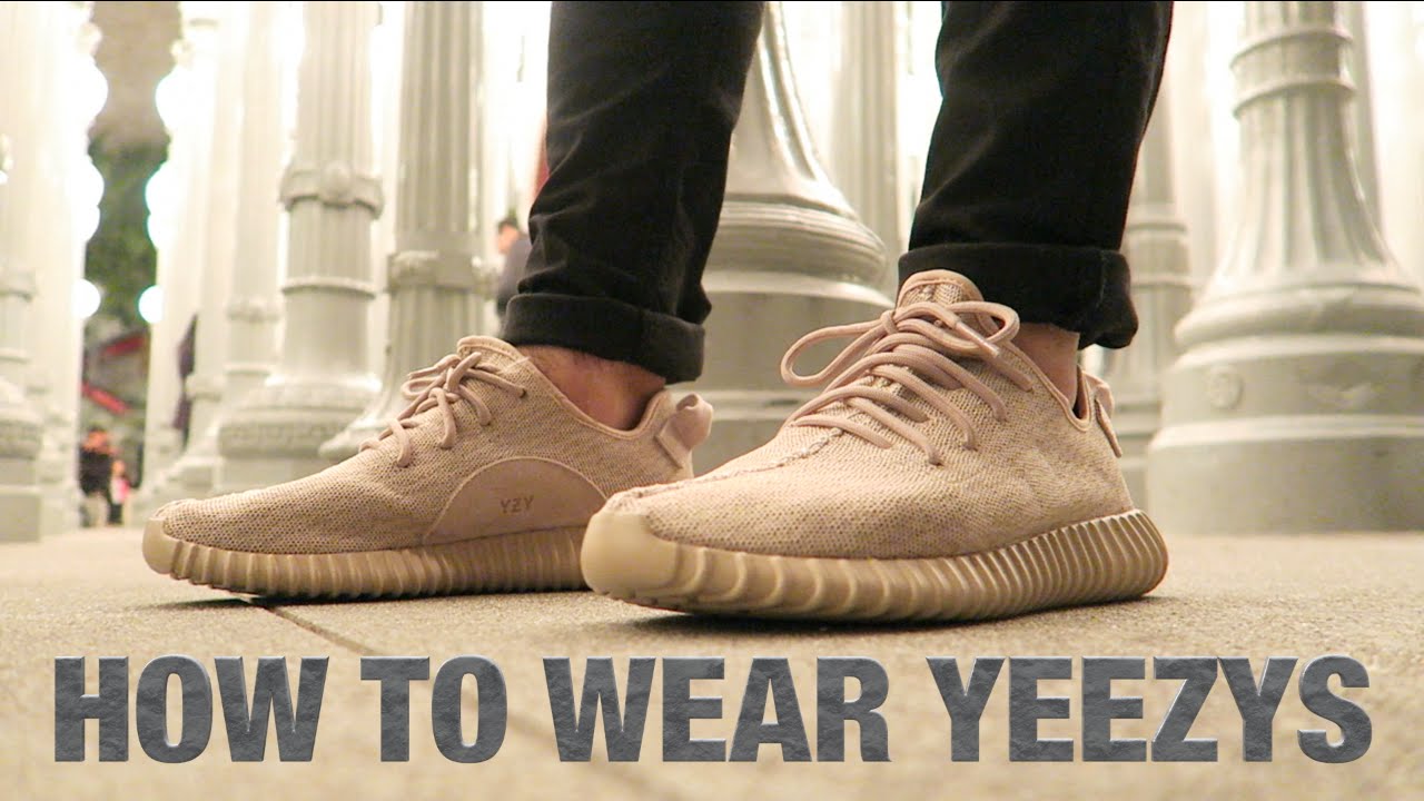 best way to wear yeezys