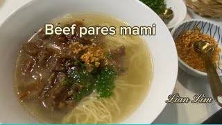 My style how to cook BEEF PARES MAMI + exact measurements of the ingredients
