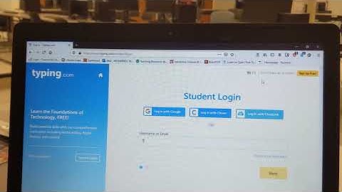 Typing.com- How to log on