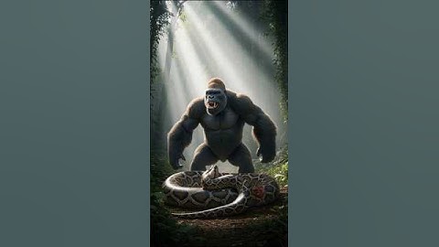 SKULL ISLAND SMASH: King Kong vs. Giant Python #kingkong #epicbattle #promptengineering #aivideo