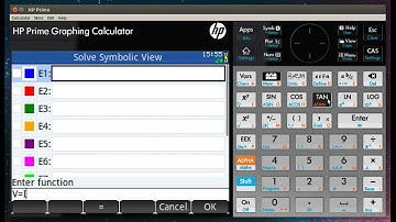 HP Prime Apps and using the Solve Application