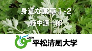 身近な薬草1-2 平松清風大学 20201201