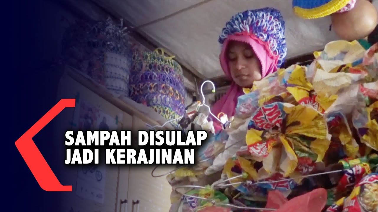 Wanita Ini Sulap Sampah Jadi Kerajinan Menarik  YouTube