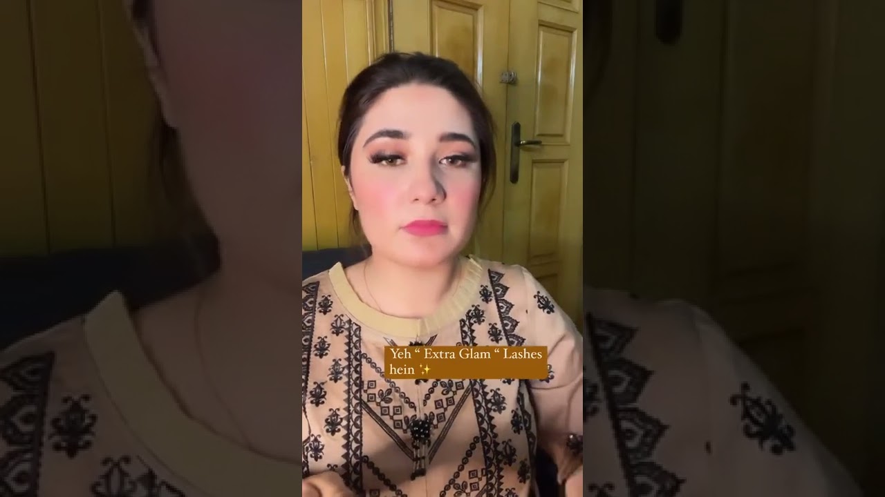 Merium pervaiz  Show her cosmetics 