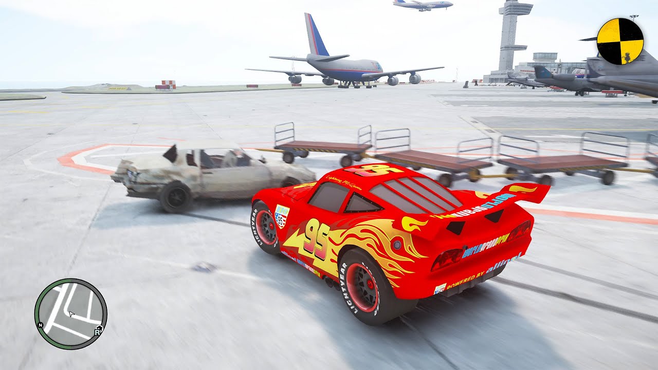 GTA 4 Crazy Disney Cars Ep.1