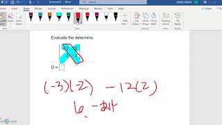 Celebrity 6.5 - 2 by 2 Determinants by Hand [Math 151] Wealth
