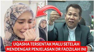 Uqasha Tersentak Malu Setelah Mendengar Penjelasan Dari Dr Fadzilah Ini 