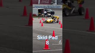 FSAE teams testing their cars on dynamic day #shorts #engineering #racing #college