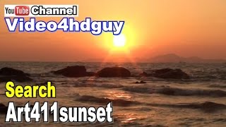 Pattaya Thailand Beach Sunset HD - relaxing, nature sound Video SS11 | art411sunset™  art411ocean™