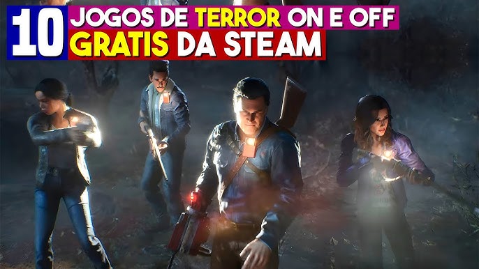 TOP 7 JOGOS DE TERROR ONLINE MULTIPLAYER DA STEAM 2022! 