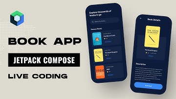 🔴 Build A Book App With Jetpack Compose | Beginner | MVVM Architecture