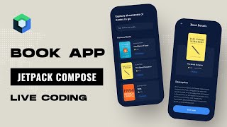 🔴 Build A Book App With Jetpack Compose | Beginner | MVVM Architecture