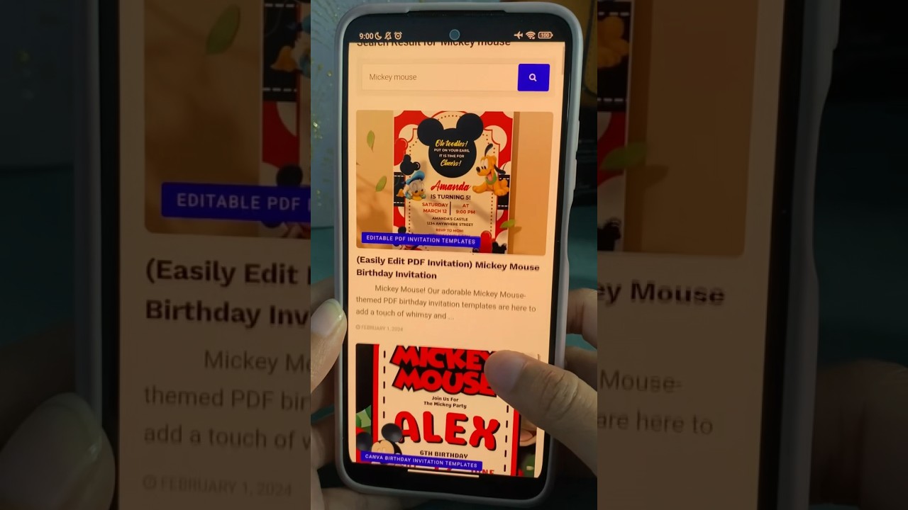 Make Your KIDS Go with these EPIC Mickey Birthday Invitations (Free & Easy!) PART 1