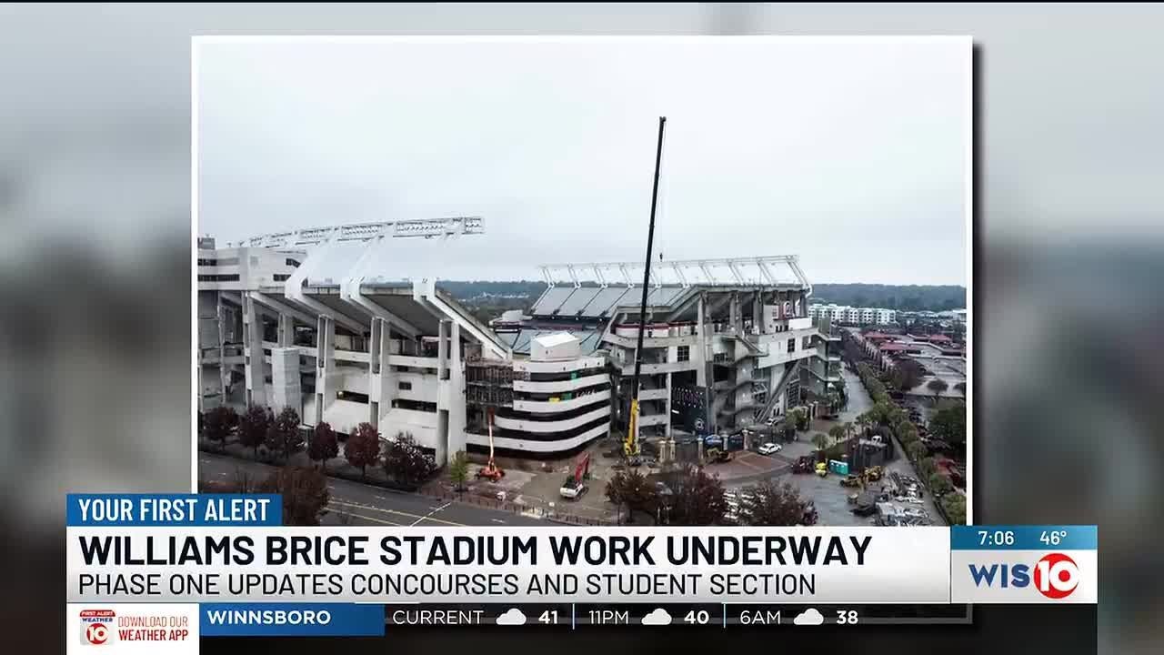 Renovations underway at Williams-Brice Stadium
