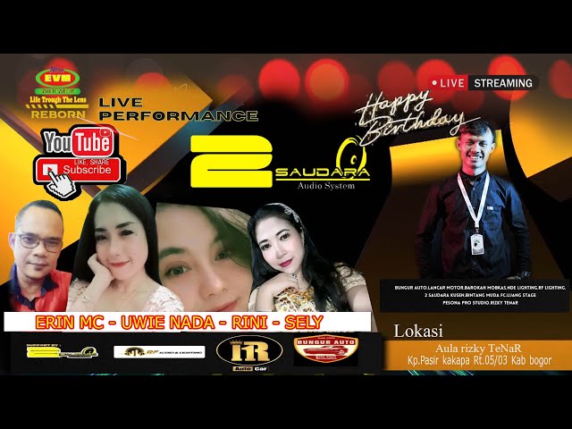 🔴🔵LIVE STREAMING  2 SAUDARA MUSIC   HAPPY MILAD KE 2 TAHUN - SELASA' 05 MARET 2024 class=