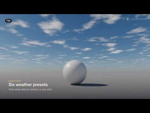 CelestialFX – Realistic Sun, Sky, Clouds, Moon & Stars | Blender Add-on Showcase