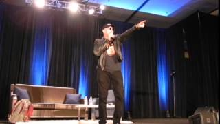 2015 Wizard World Chicago Comic Con Michael Rooker hugs audience member uploaded by request