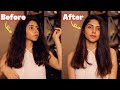 Hair Iron VS. Straightening Brush! + Hair Care Routine For Dry Hair!