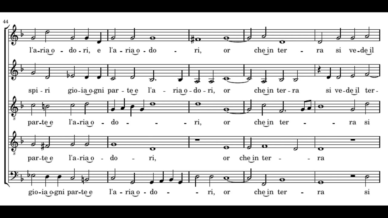 Cipriano de Rore: Vieni dolce Imeneo - La Compagnia del Madrigale