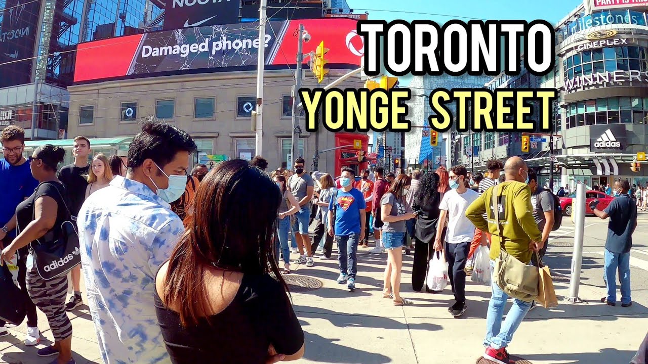 Toronto Saturday Afternoon Yonge St Canada July 2021 YouTube Toronto Saturday Afternoon Yonge St Canada July 2021 YouTube