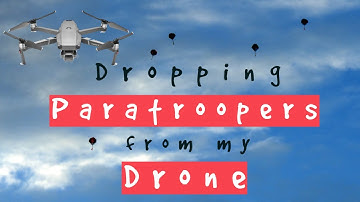 Dropping Paratroopers from my Mavic 2 Pro | DO NOT TRY THIS AT HOME