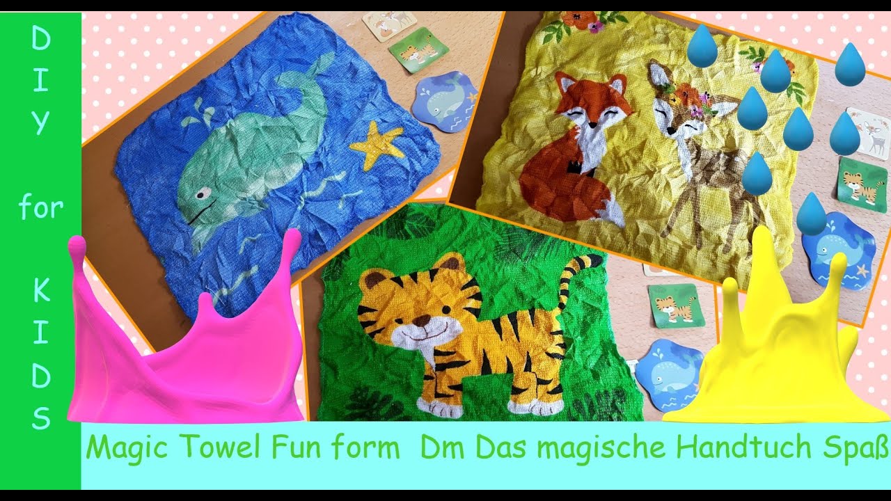 240412 3x Magic Towel Minion Magisches Handtuch Mitgebsel Geschenk Spar Set 