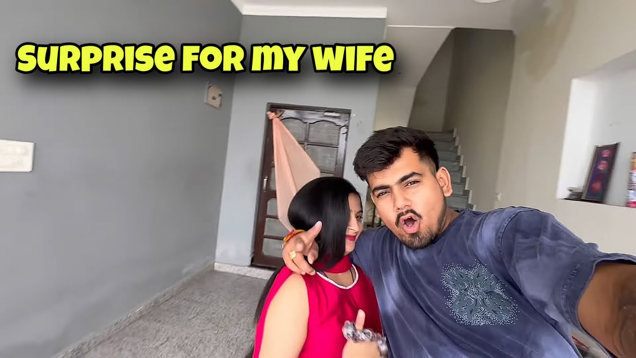 BIWI KO DIYA SURPRISE 😍SURPRISE FOR MY WIFE RAGHVI ( KISKA BIRTHDAY THA.…