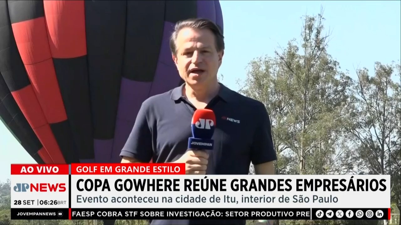 12° Copa GoWhere Jovem Pan de Golfe Empresarial | JORNAL DA MANHÃ 28/09/26