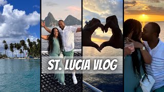 ST.LUCIA VLOG: OUR ARRIVAL IN ST.LUCIA| ROMANTIC SUNSET CRUISE ​⁠​⁠​⁠​⁠@TheRoseHouse_