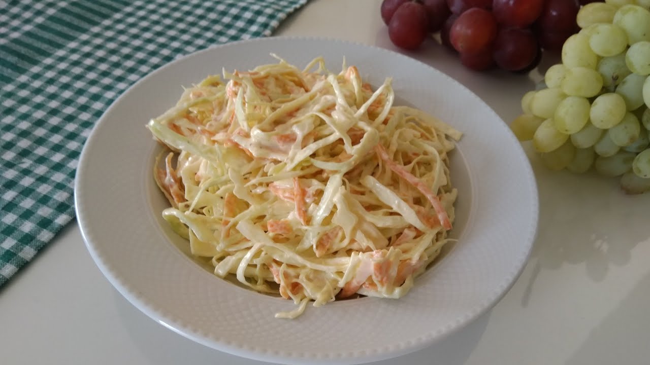 ✔️Coleslaw Salata ???? Coleslaw Salatası Tarifi ???? Farklı Salata Tarifleri – Leziz Yemek Tarifleri