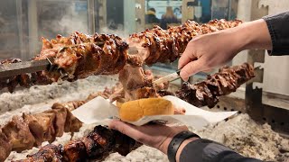 burger με μπιφτέκι η με κοντοσούβλι?