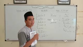 Video Pembelajaran BAHASA ARAB Kelas 2 Diniyah atau Kelas 4 SD (pertemuan 1)