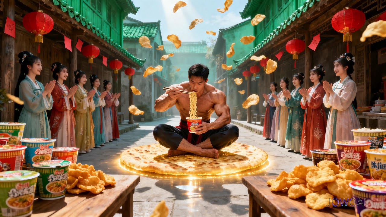 Lo llaman playboy, pero es un viajero del tiempo que domina el mundo con fideos instantáneos