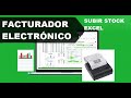 Facturador Electrónico Web Pro-Subir Inventario desde Excel