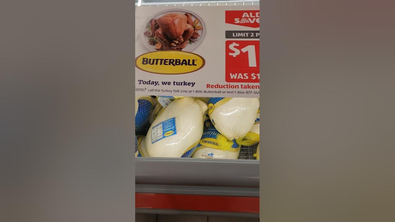 Shorts Aldi's Butterball Turkey on sale! YouTube