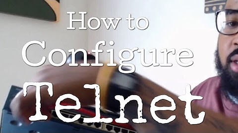 How configure telnet on a cisco switch using putty