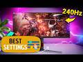 Best Settings AOC CU34G4Z 🔥 Monitor Ultrawide 34" 240Hz 1440p SUPER RAPIDO!!!