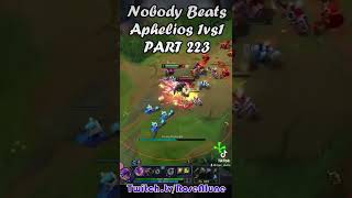 Tophelios vs Wild cat #shorts #200years #aphelios #gamergirl #leagueoflegends