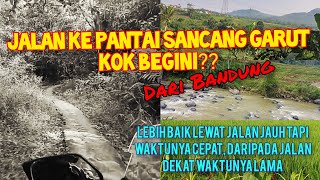 perjalanan ke pantai sancang kab garut dari arjasari kab Bandung lewat kamojang, Banjarwangi