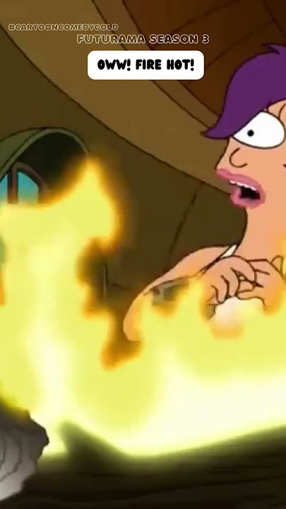 Leela, Fire HOT! 🔥😂 Futurama Gold #shorts #futurama #leela