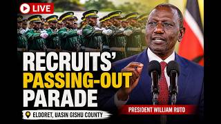 🔴  Live: Recruits' Passing-out Parade In Eldoret, Uasin Gishu County