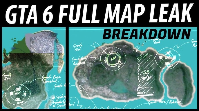 GTA 6 Map Leak Shows How Massive Vice City Will Be 