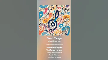 Sauti Yangu Gospelmusic Love Messianic Coolmusic Worship 